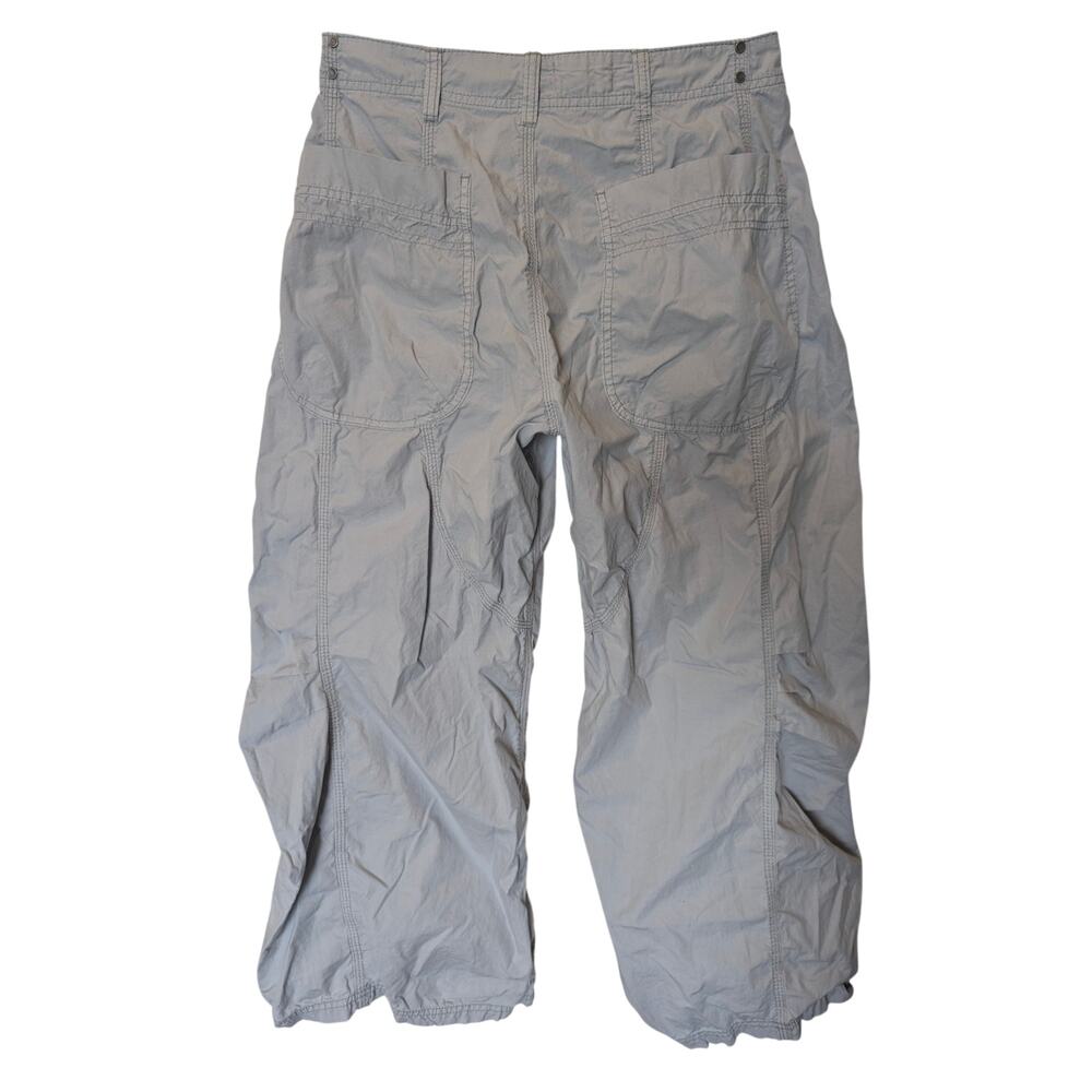 Pilcro Wide-Leg Cargo Pants in Light Gray - Picture 4 of 11